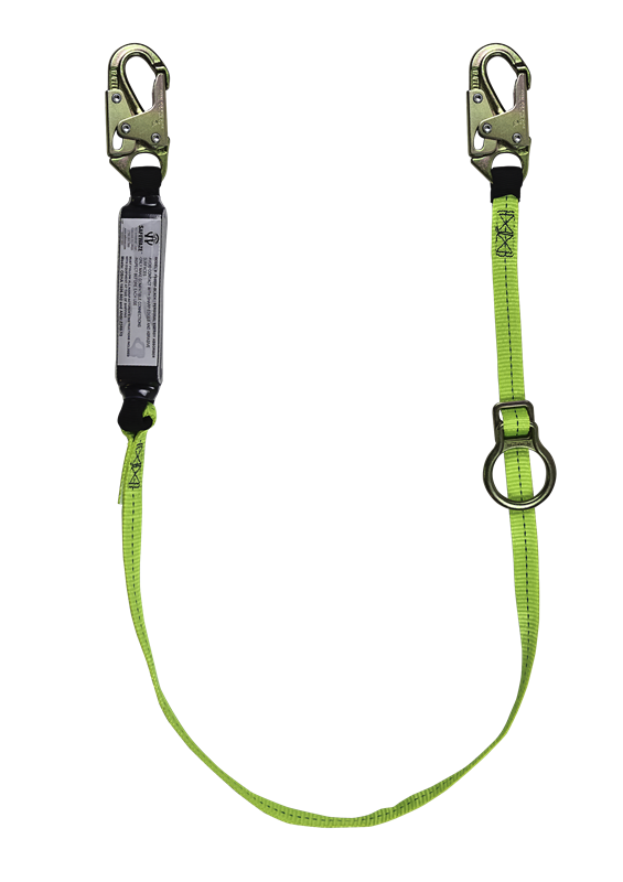 PRO 4'-6' Adjustable Energy Absorbing Lanyard: Snap Hook